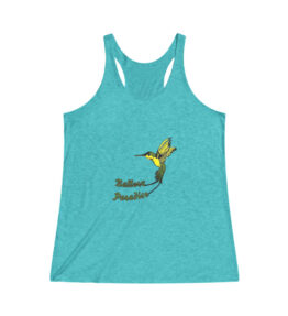 Ballerz Paradise Women's Tri-Blend Racerback Tank